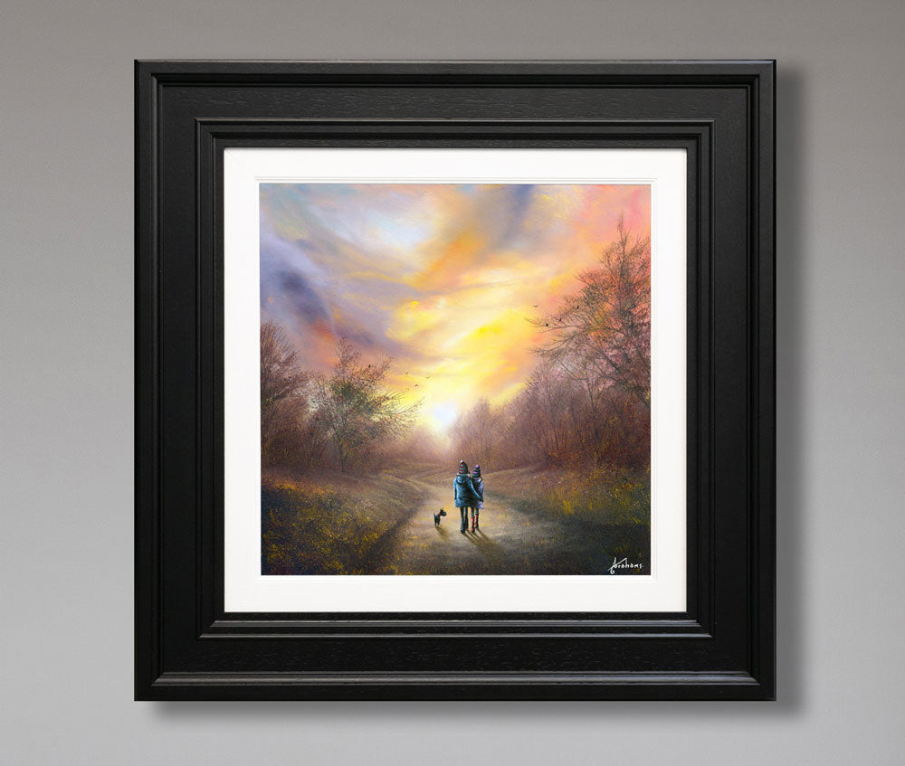 Danny Abrahams - 'It's The Moments Together That Change Us Forever' - Framed Limited Edition Art