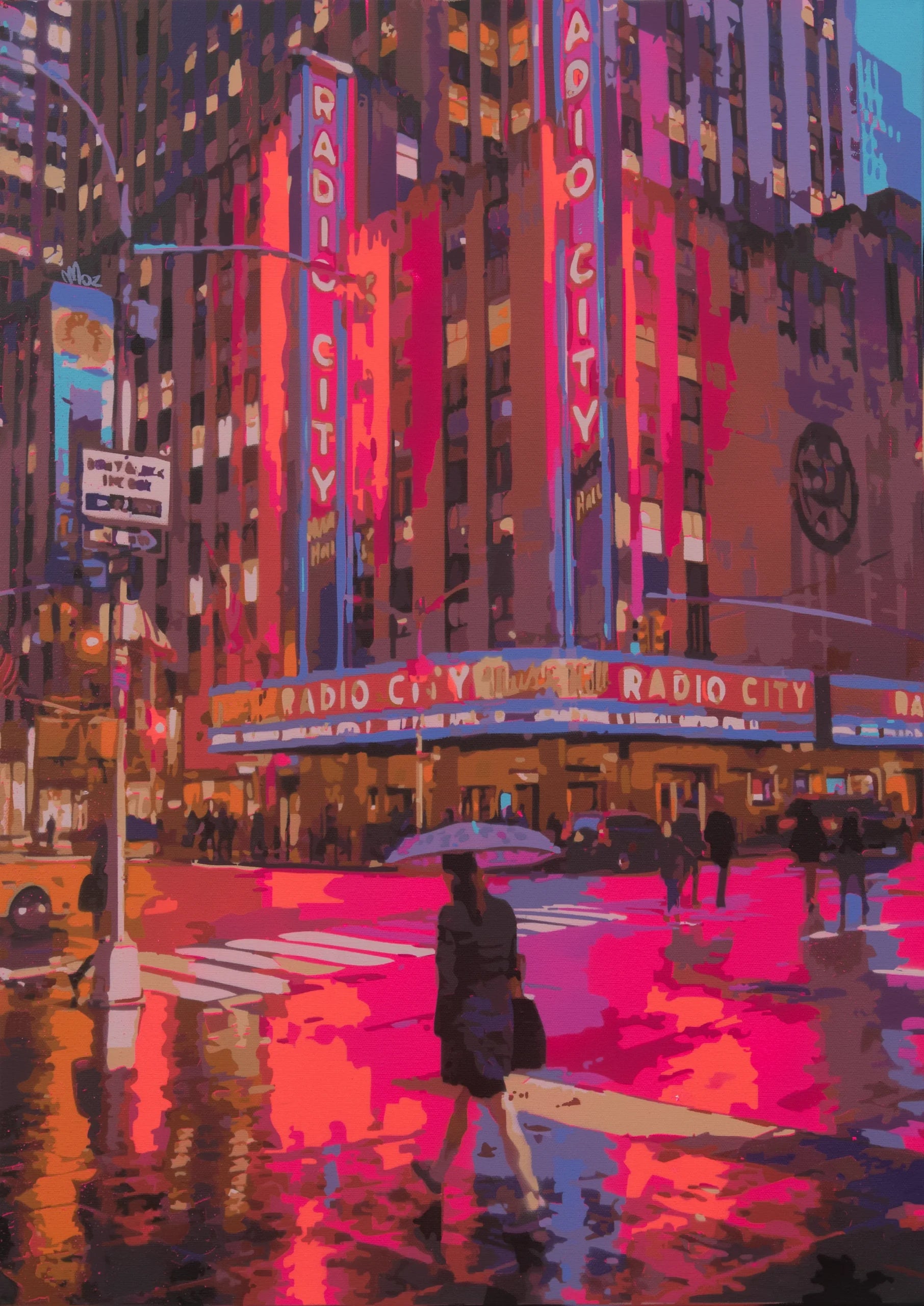 Marco Barberio - 'Radio City Music Hall' - Original Art