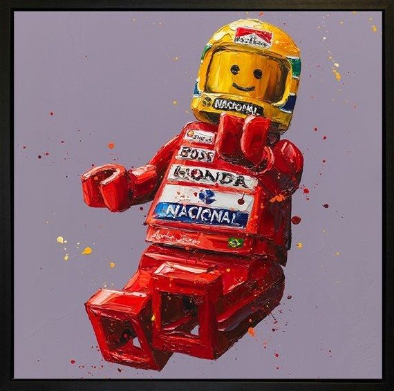 Paul Oz - 'Lego Senna' - Wall Of Champions - Mini-Square Edition