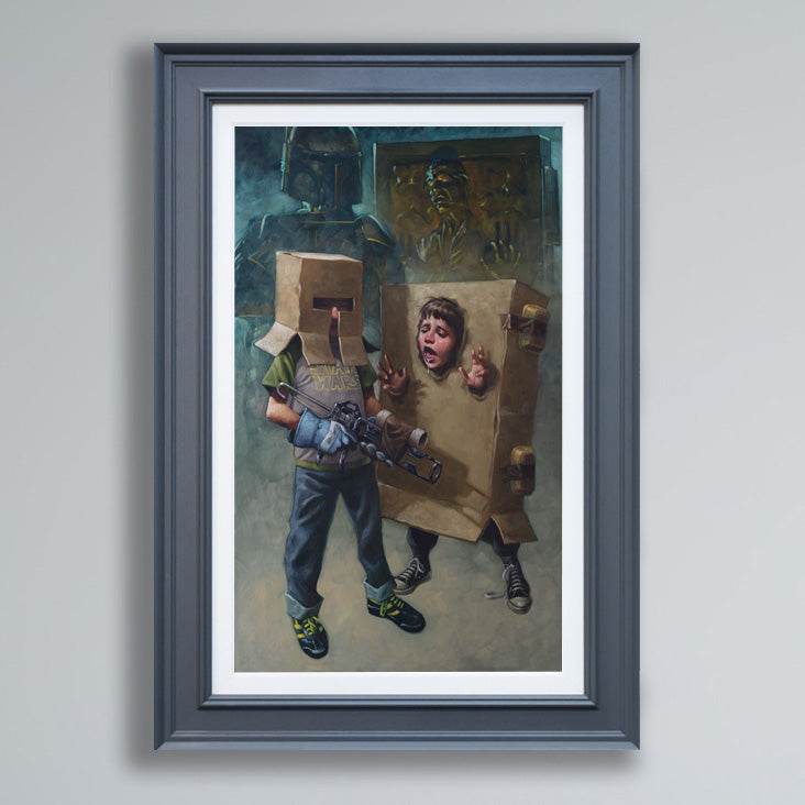 Craig Davison  - 'Solo in Cardboardite '- Framed Limited Edition