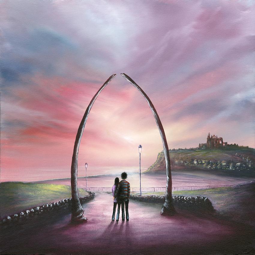 Danny Abrahams - 'Whimsical Whitby' - Framed Limited Edition Art