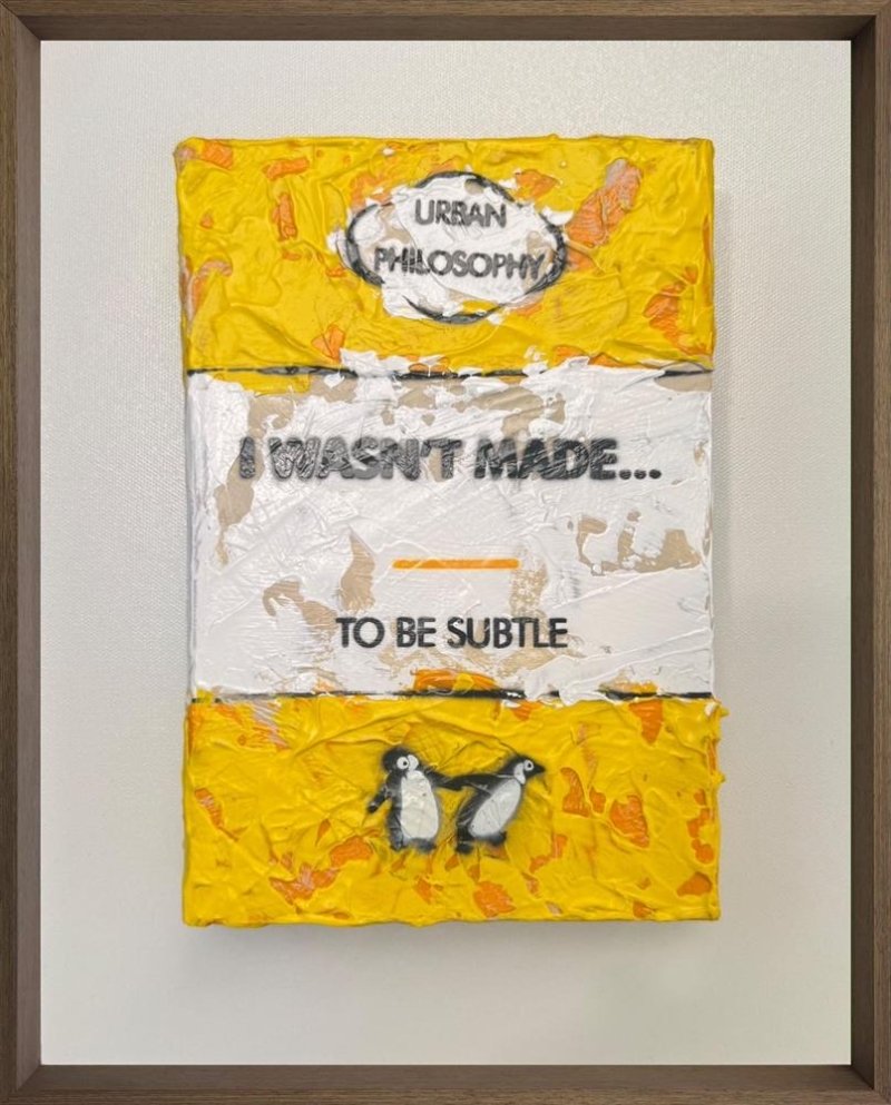 Hue Folk - I Wasn't Made - Mini Storybook' - Framed Original Artwork
