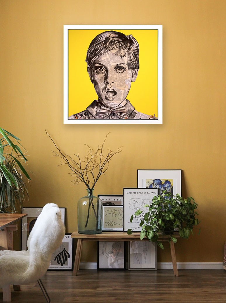 Chess - 'Twee Twiggy' - Framed Original Print