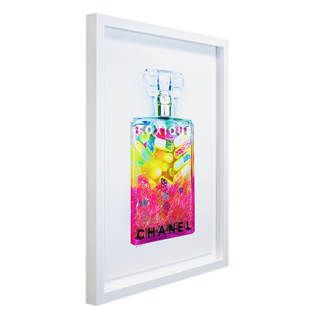 Emma Gibbons - 'Toxique Chanel-Pink' - Deluxe Framed Limited Edition