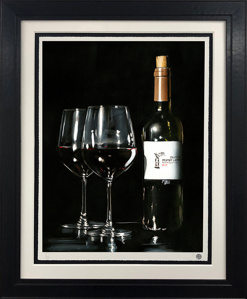 Richard Blunt - 'Partners In Wine' - Framed Limited Edition Art