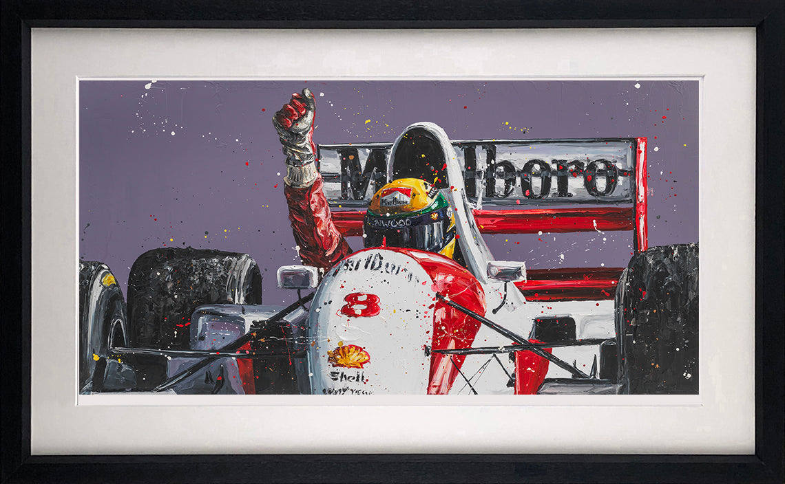 Paul Oz  'Concourse Senna' - Framed Limited Edition (Print & Canvas)