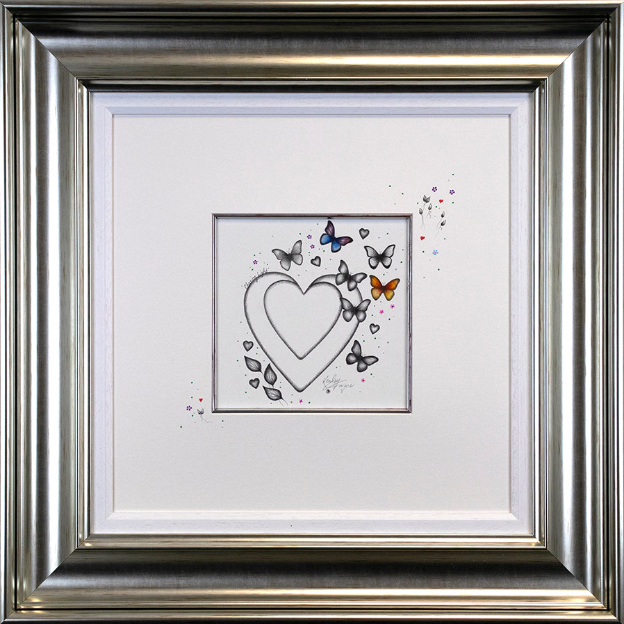 Kealey Farmer - 'Chasing Light' - Framed Original Sketch