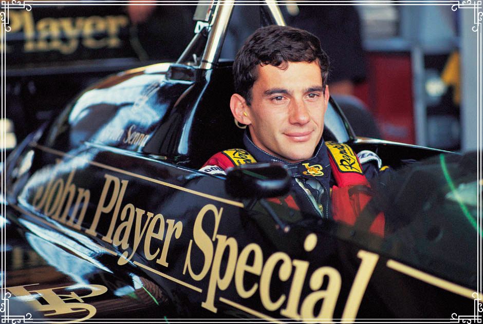 Paul Oz  "Senna '85"- Framed Limited Edition (Print & Canvas)