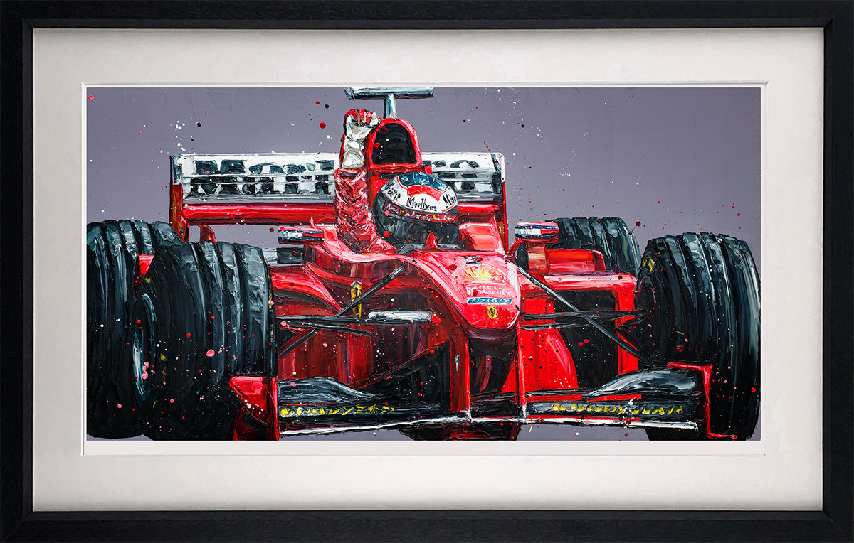 Paul Oz  - 'Cabrerizo Schumi '98' - Framed Limited Edition (Print & Canvas)