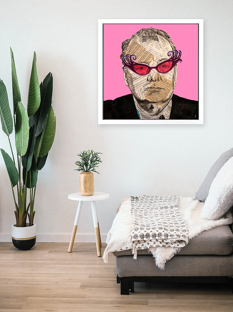 Chess - 'Dame Churchill' - Framed Original Print