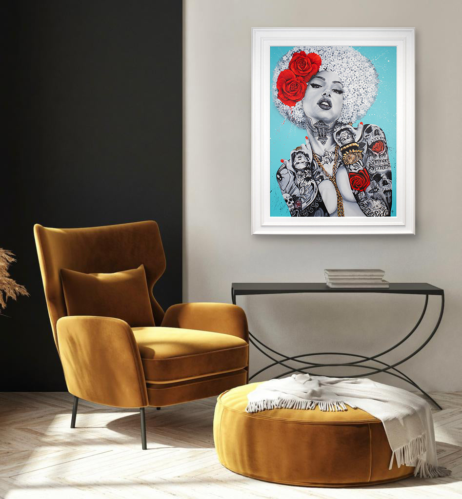 Dean Martin  'Flower Power'  Framed Original Art