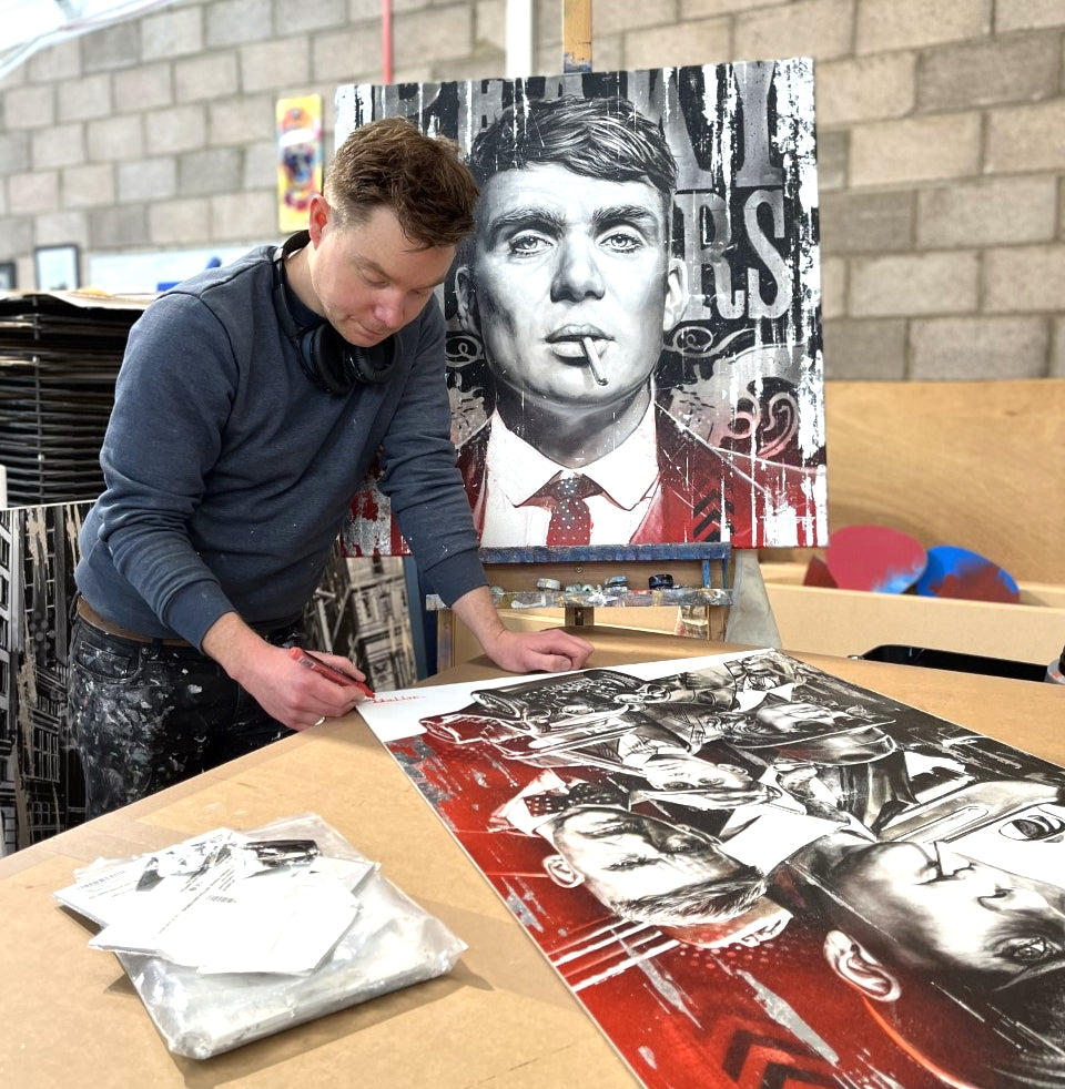 Ben Jeffery - 'Mr Shelby' - Framed Studio Edition Canvas