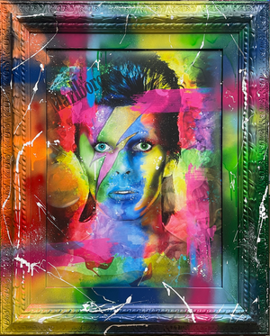 Neil Pengelly - 'Starman - Bowie'- Framed Original Artwork