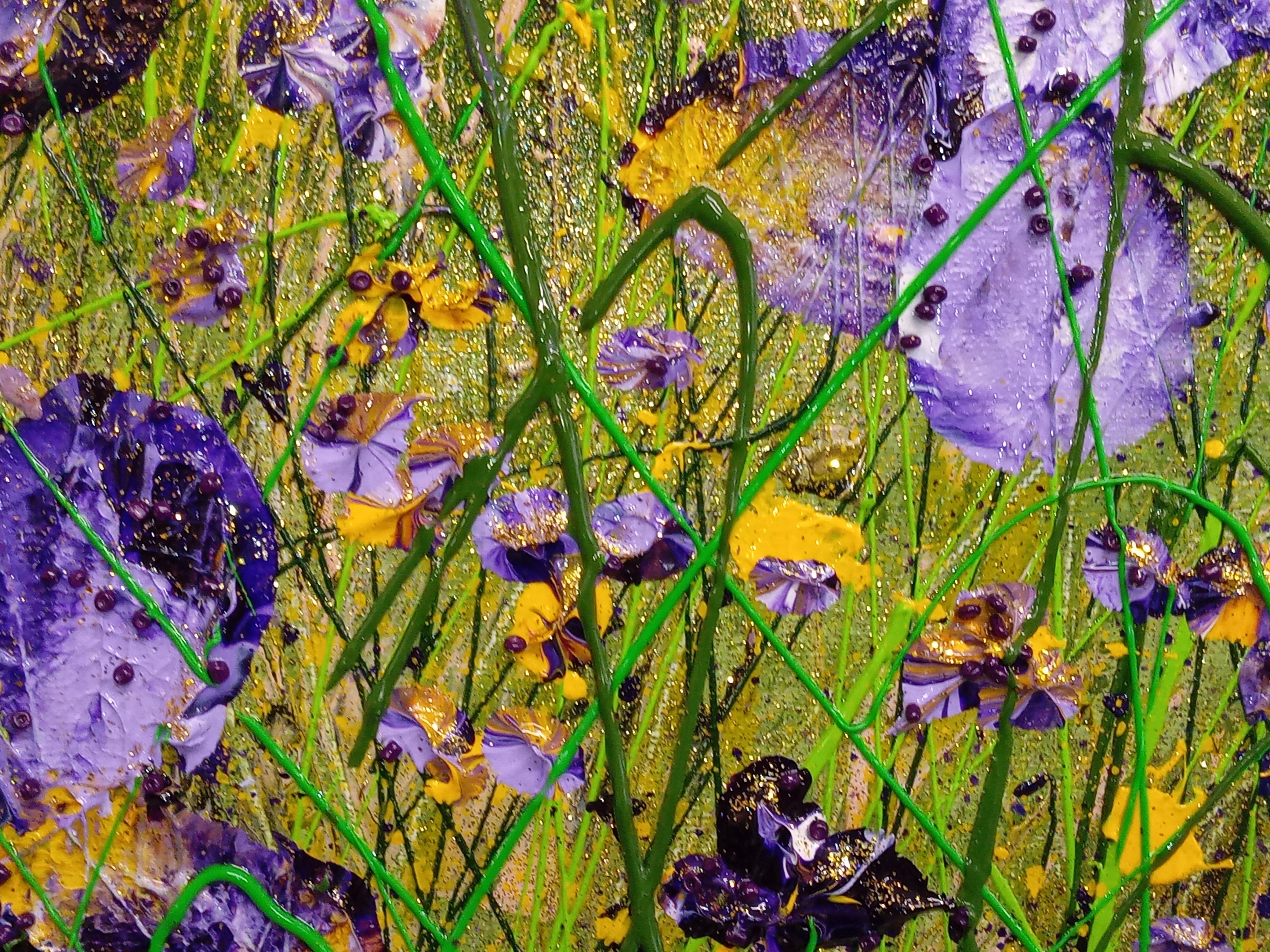 Siobhan McEvoy- 'Idyllic Iris' Framed Original