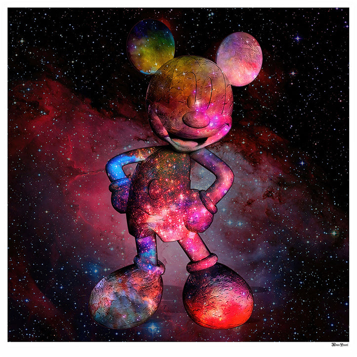 Monica Vincent - 'Nebula Mouse' - Framed Original Artwork