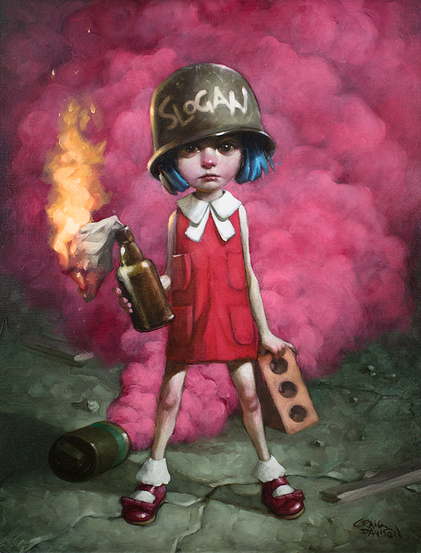 Craig Davison - 'Guess Who Lost The Go In The Go.For.It' - Framed Limited Edition Art