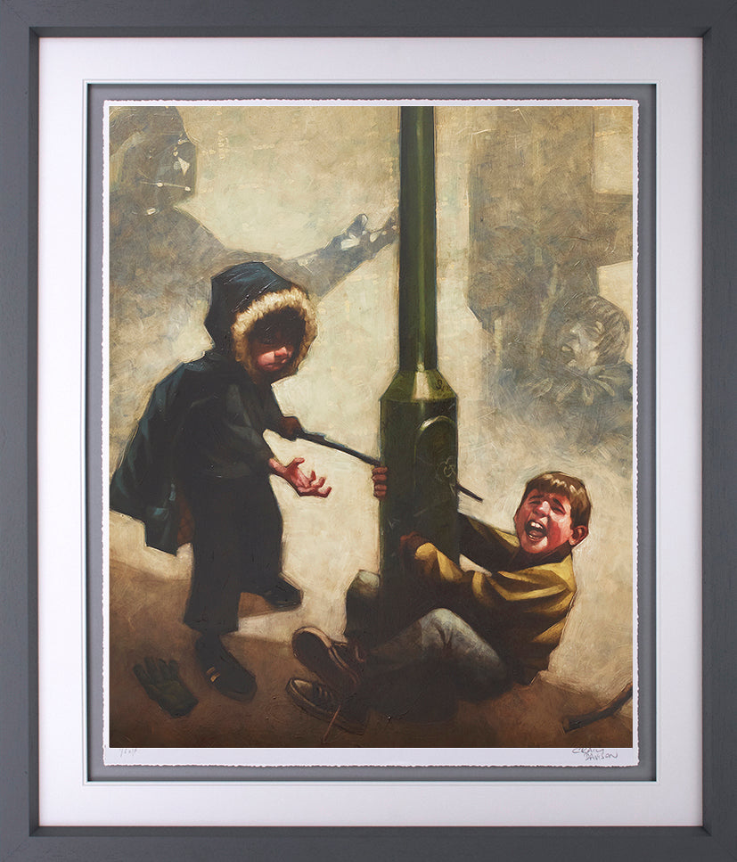 Craig Davison - 'Nooooo!!- Dark Lord & Luke Skywalker ' - Framed Limited Edition Art