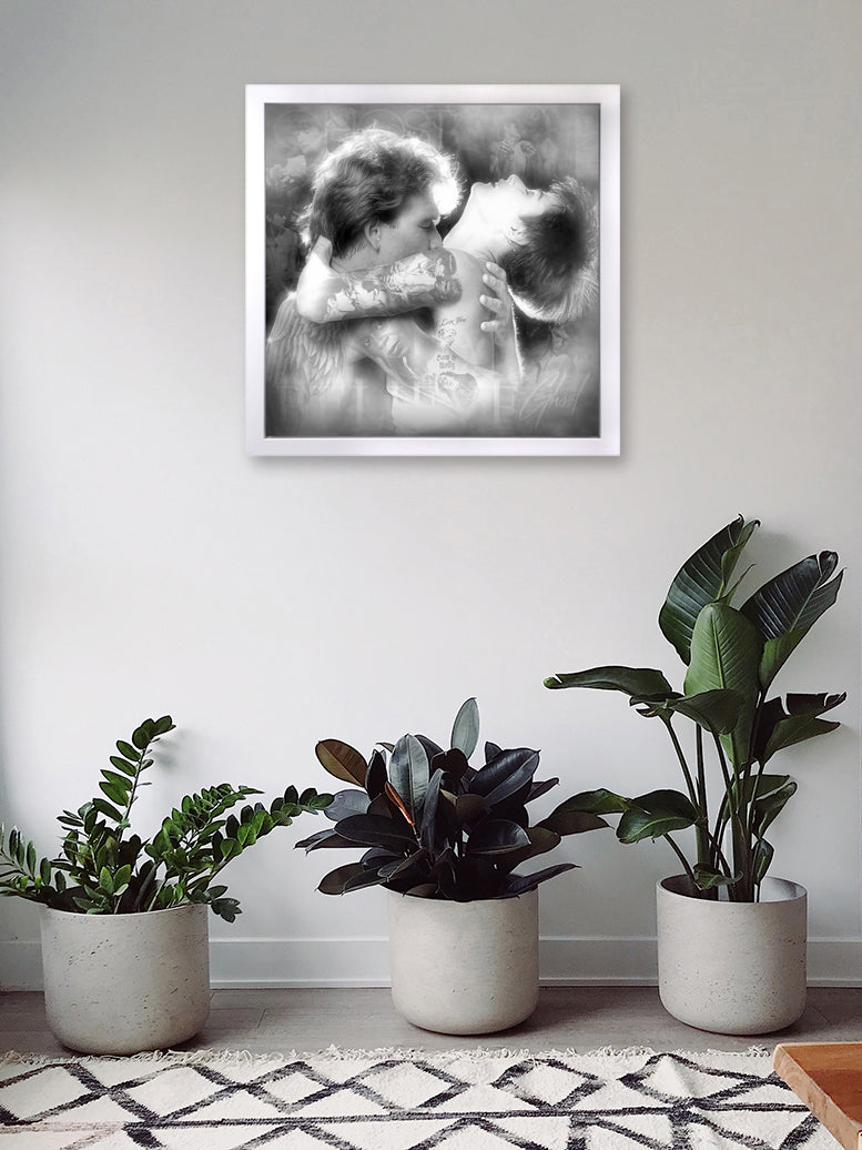 JJ Adams - 'Ditto - Black & White' - Framed Original