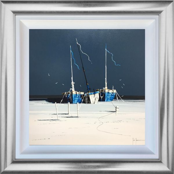 John Horsewell - 'Three Ladies At The Sea' - Framed Original Artwork