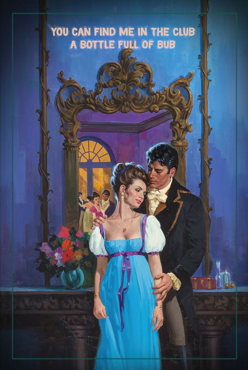 Sam Wolfe - 'You Can Find Me In The Club' - 50-Percent Tribute Lyrics- Framed Original