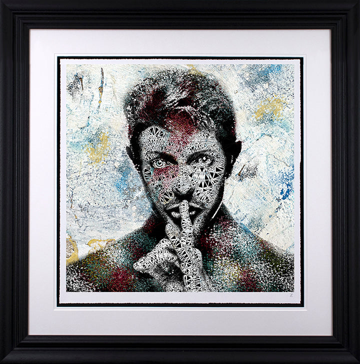 Zee - 'Bowie' - Cotton' - Framed Limited Edition Art