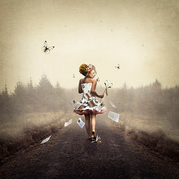 Michelle Mackie - 'Consumed In Pages' - Framed Original