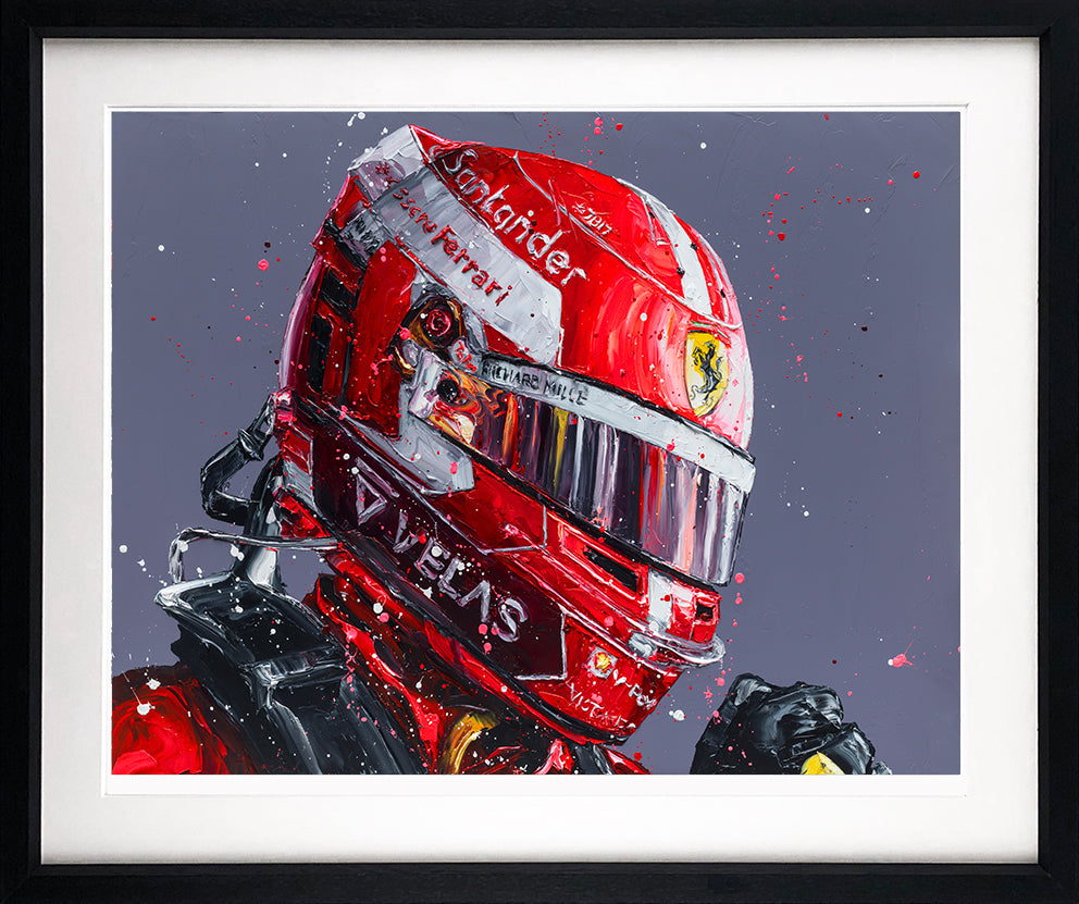 Paul Oz -"Leclerc '22"- Framed Limited Edition (Print & Canvas)