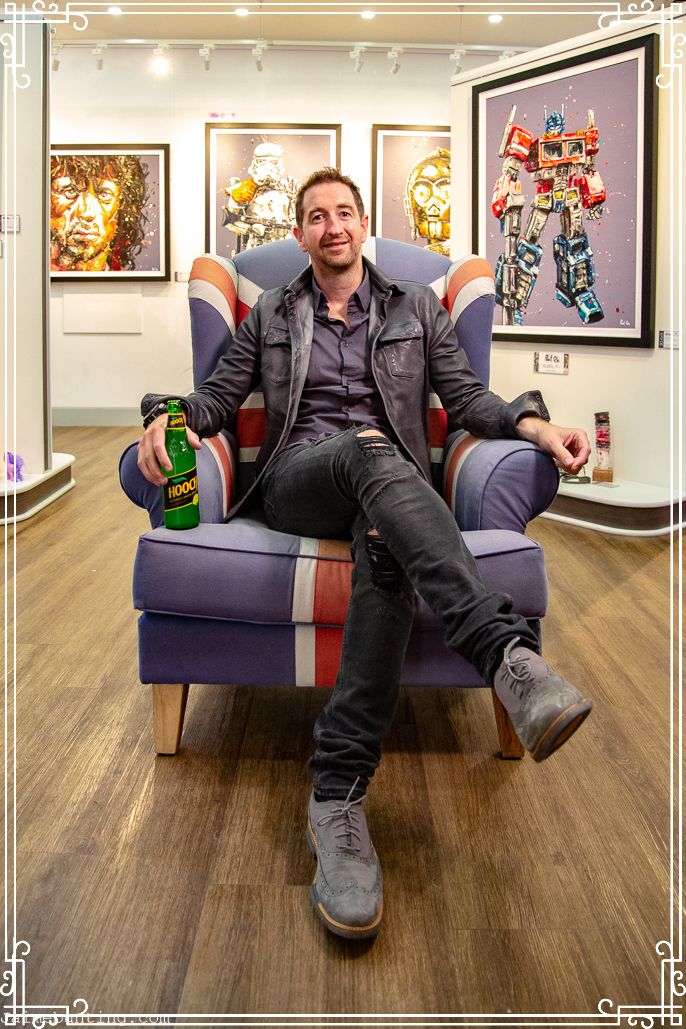 Paul Oz  "Lewis Abu Dhabi '14"- Framed Limited Edition (Print & Canvas)