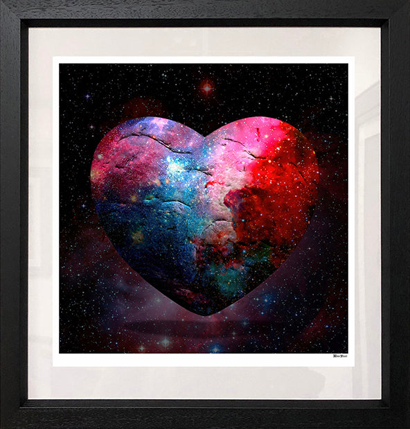 Monica Vincent - 'Cosmic Heart' - Framed Limited Edition Print