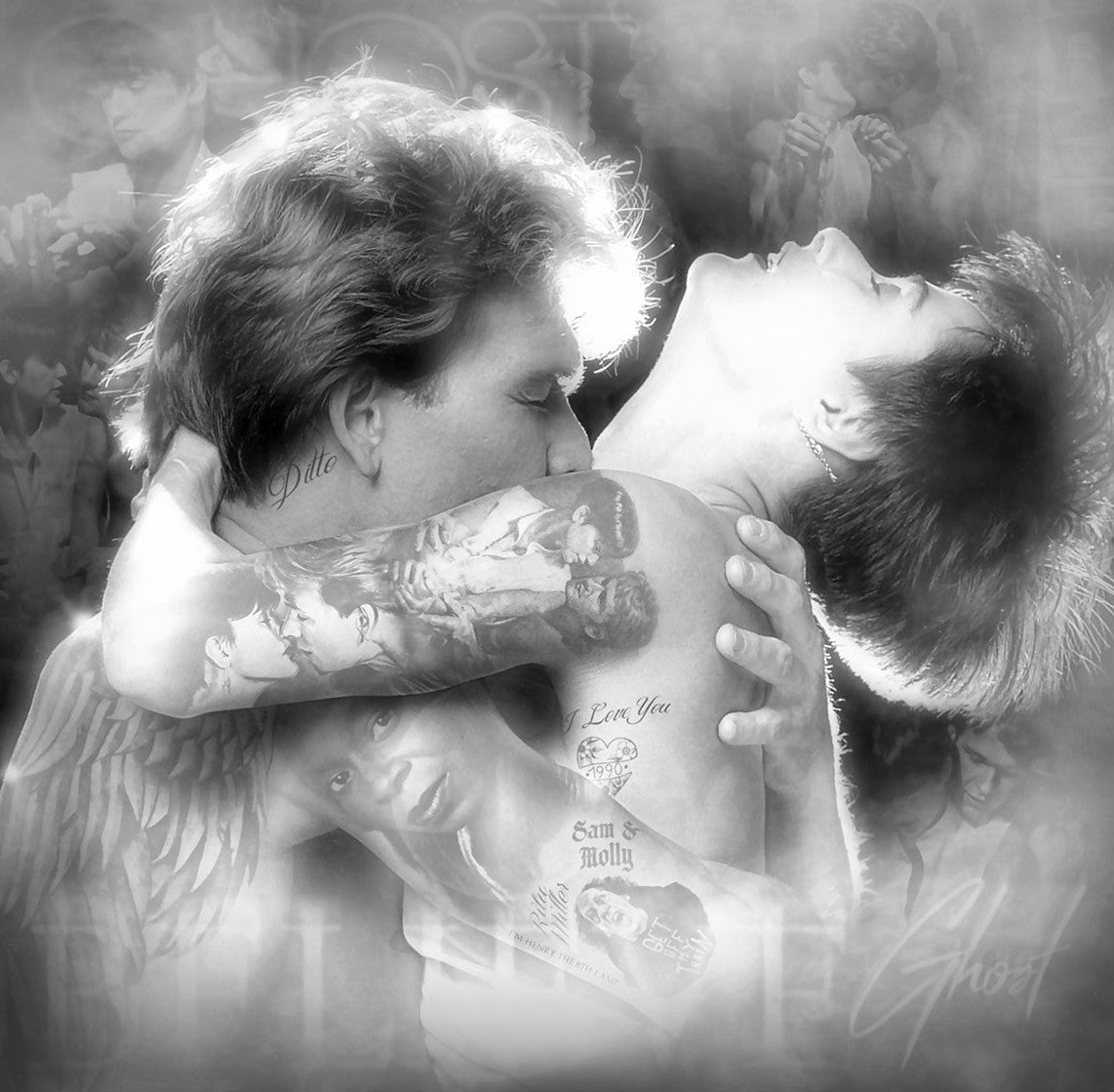 JJ Adams - 'Ditto - Black & White' - Framed Original