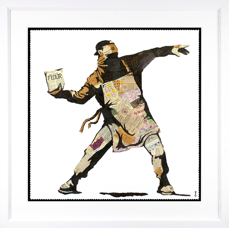 Chess - 'Lockdown Flour Thrower' - Framed Limited Edition Print