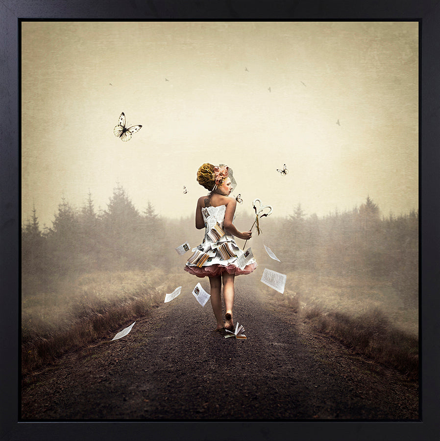 Michelle Mackie - 'Consumed In Pages' - Framed Original