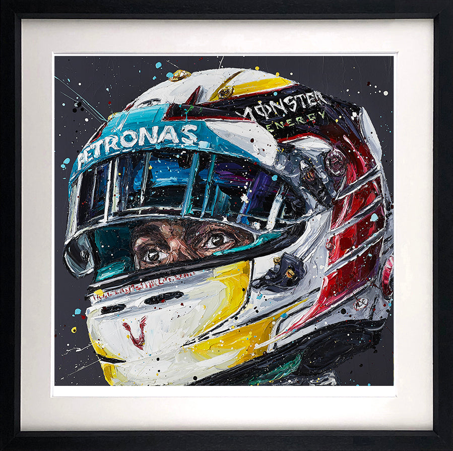 Paul Oz  "Lewis Abu Dhabi '14"- Framed Limited Edition (Print & Canvas)