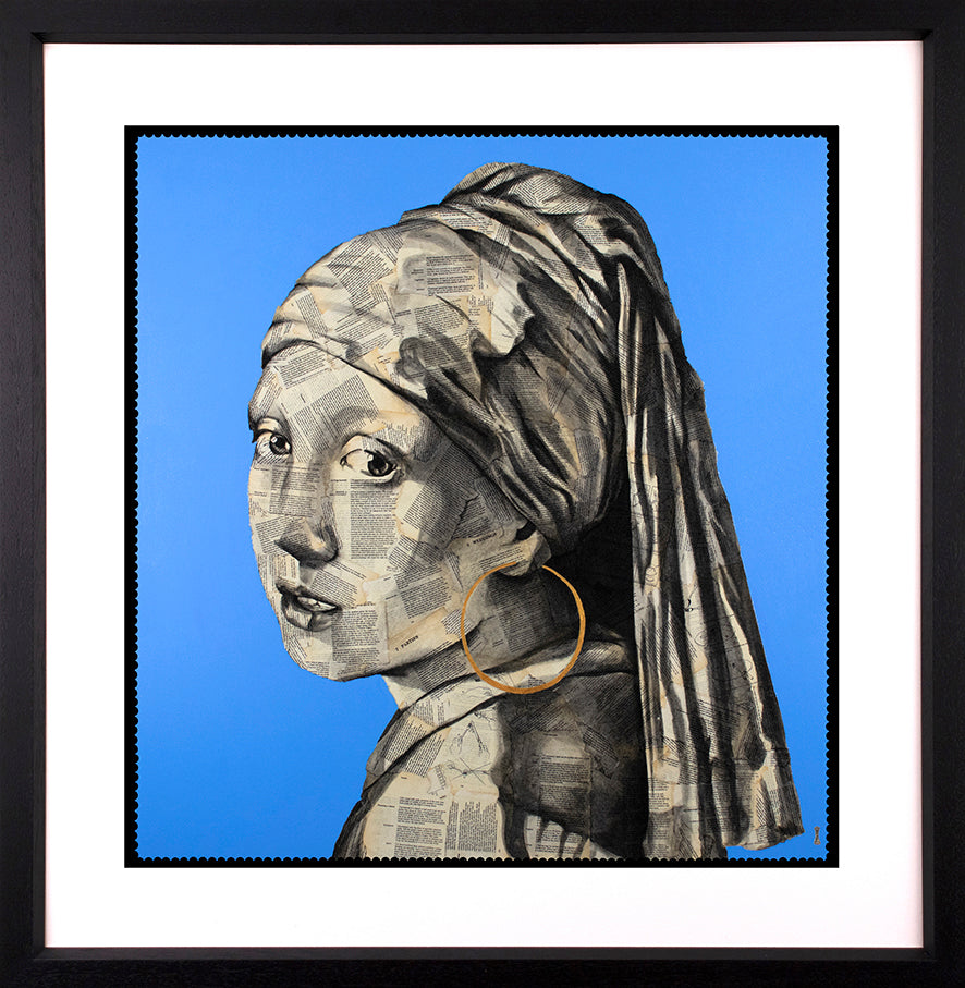 Chess - 'Girl With A Hoop Earing' - Framed Limited Edition Print