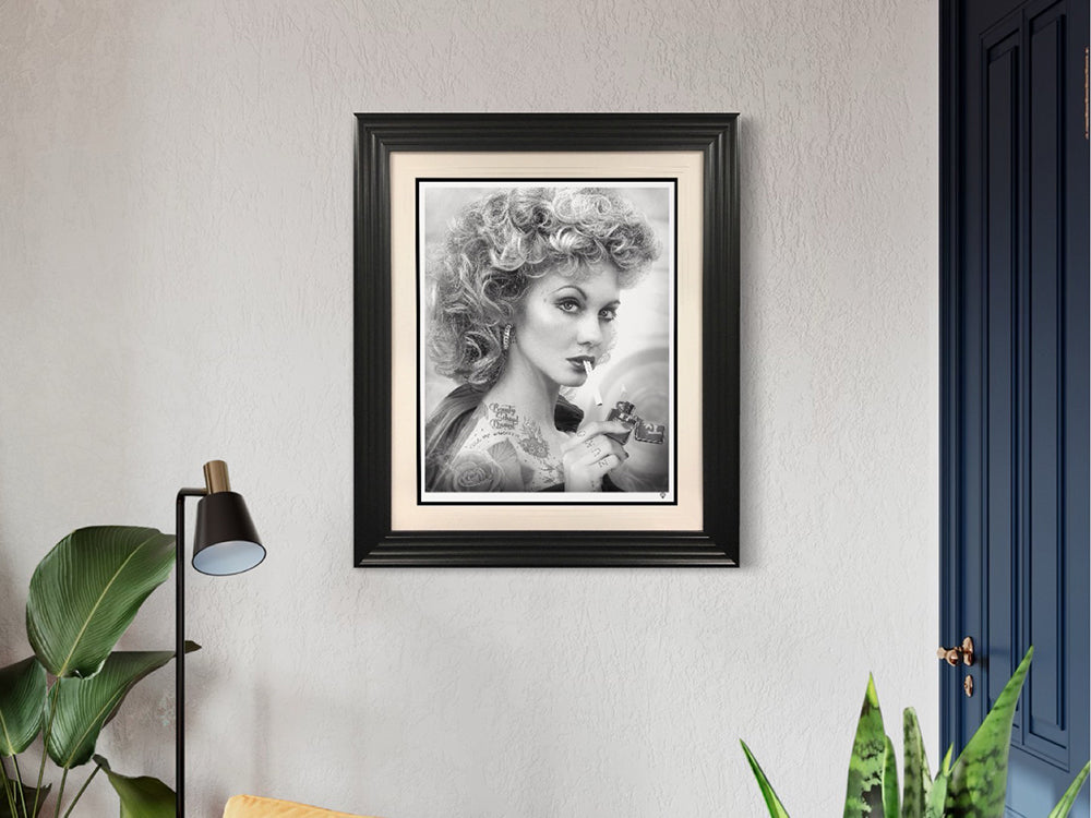 JJ Adams - 'Tell Me About It.... Stud' (Olivia Newton-John) - B&W -  Limited Edition