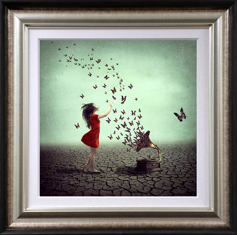 Michelle Mackie - 'A Melody That Flies' - Framed Limited Edition Art