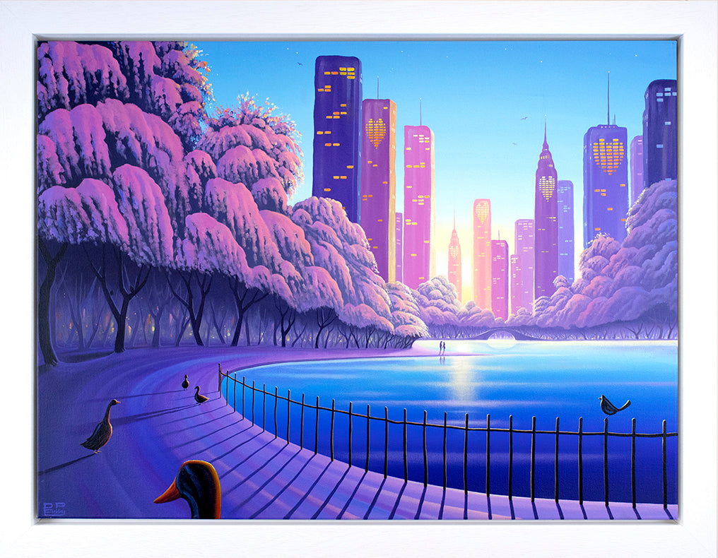 Derrick Fielding- ' One Kiss Is All It Takes' - Framed Original Art