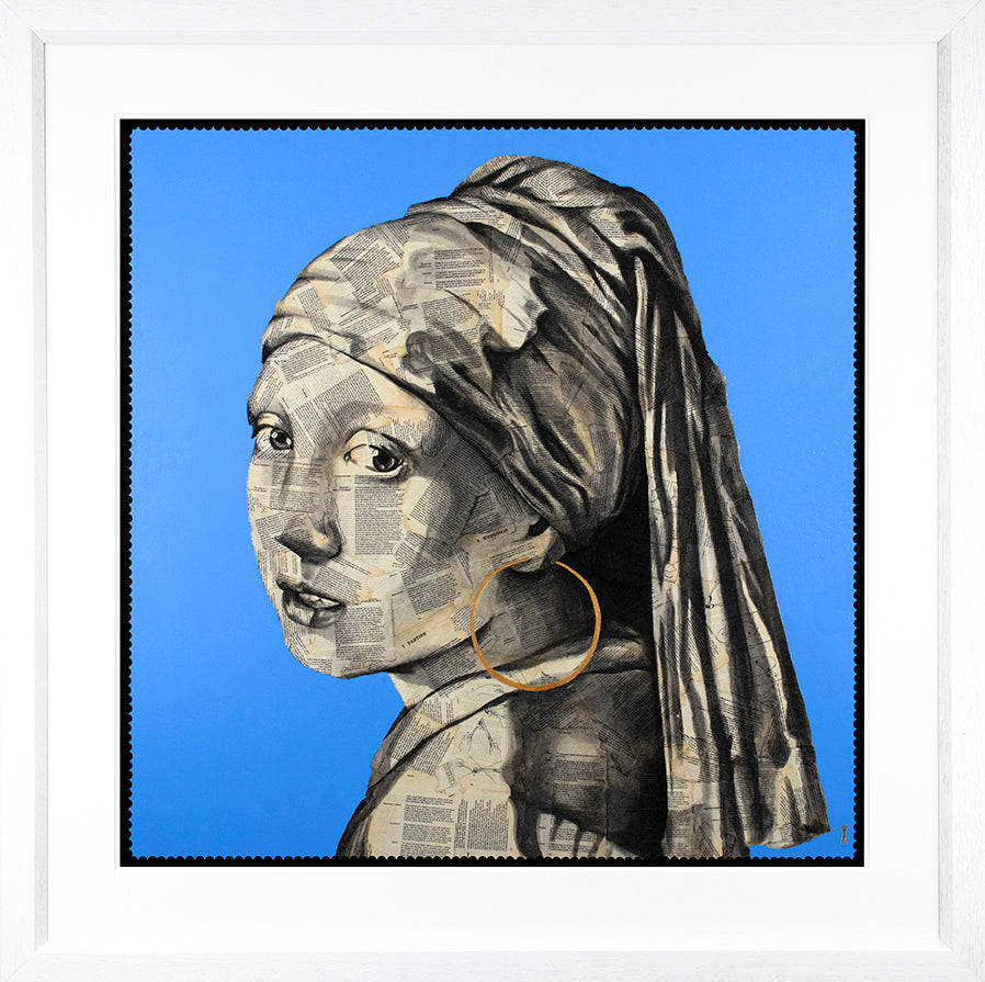 Chess - 'Girl With A Hoop Earing' - Framed Limited Edition Print