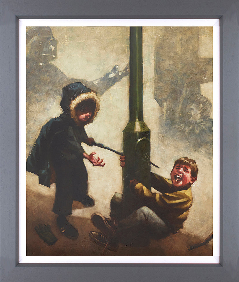 Craig Davison - 'Nooooo!!- Dark Lord & Luke Skywalker ' - Framed Limited Edition Art