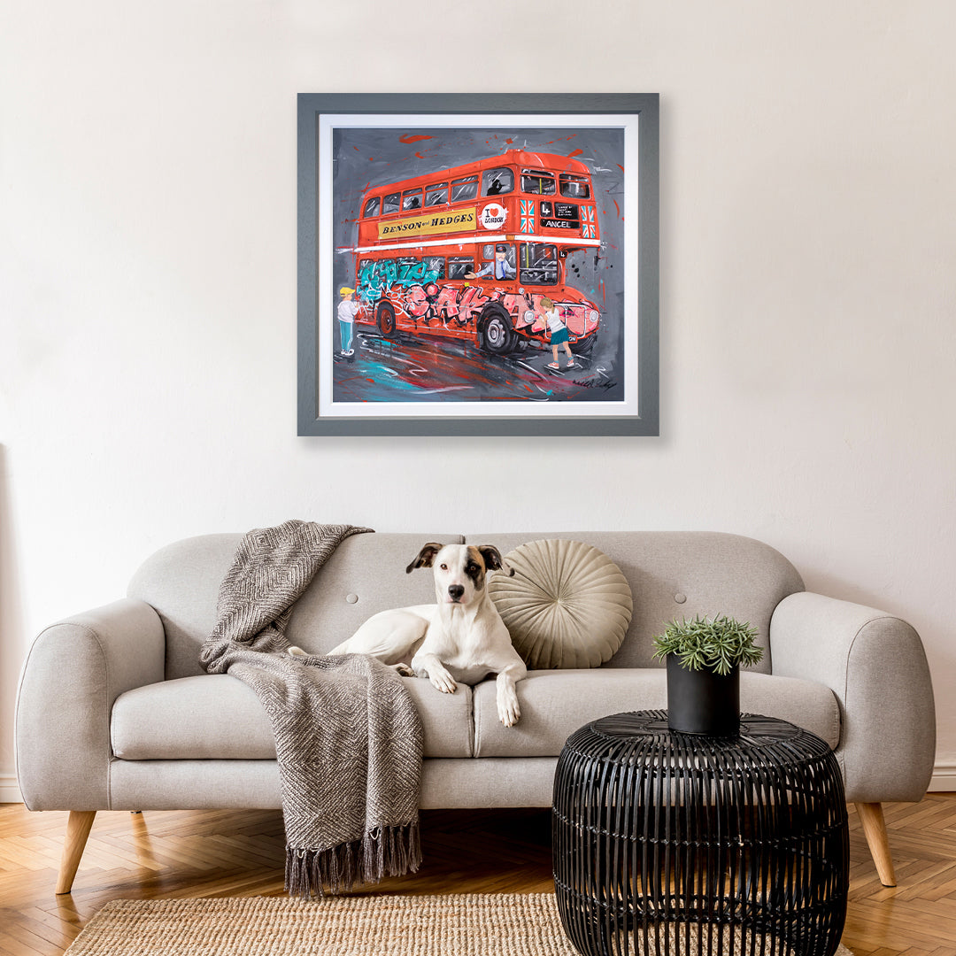 Wild Seeley - 'Route Master Flash' - Framed Limited Edition