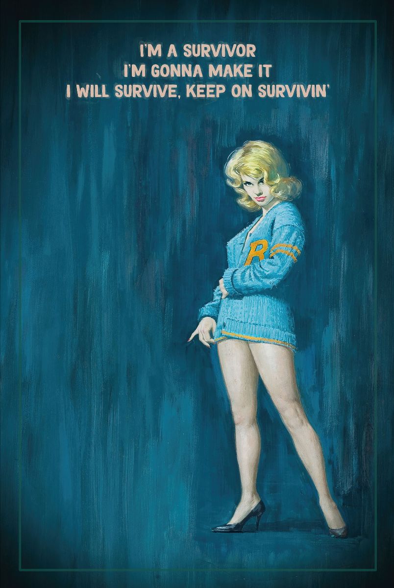 Sam Wolfe - 'I'm A Survivor' - Destiny's Child Tribute Lyrics- Framed Original