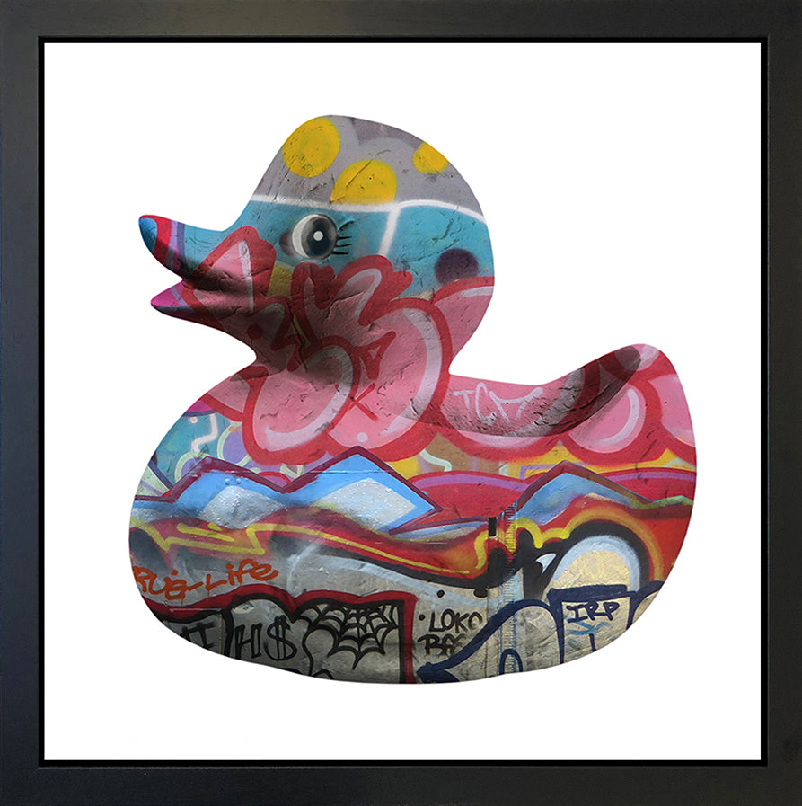 Monica Vincent - 'Duck & Cover' - Framed Original