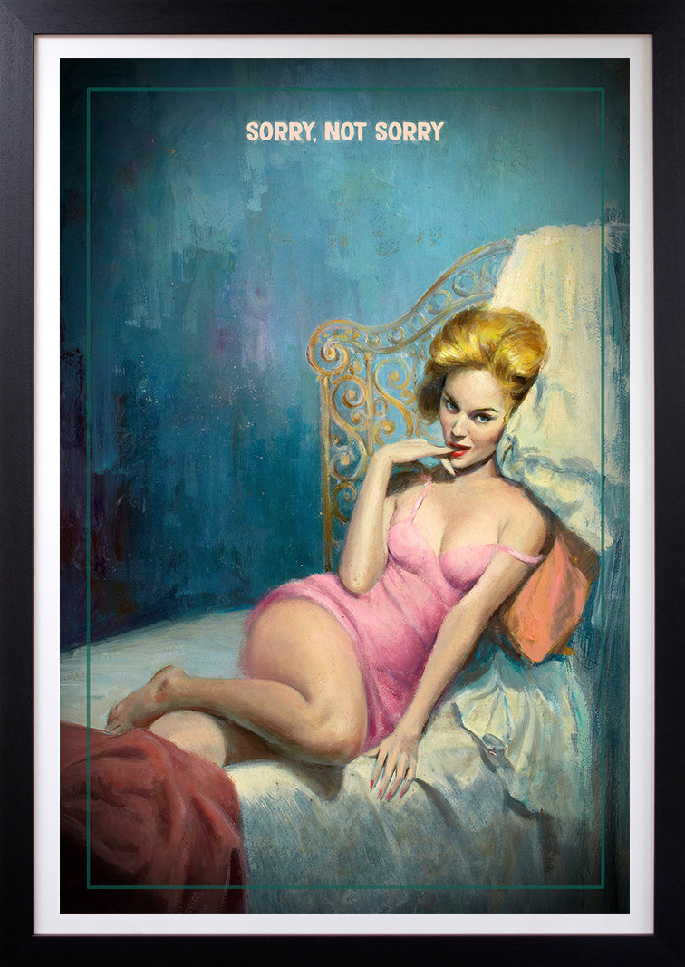 Sam Wolfe - 'Sorry, Not Sorry' - Framed Limited Edition