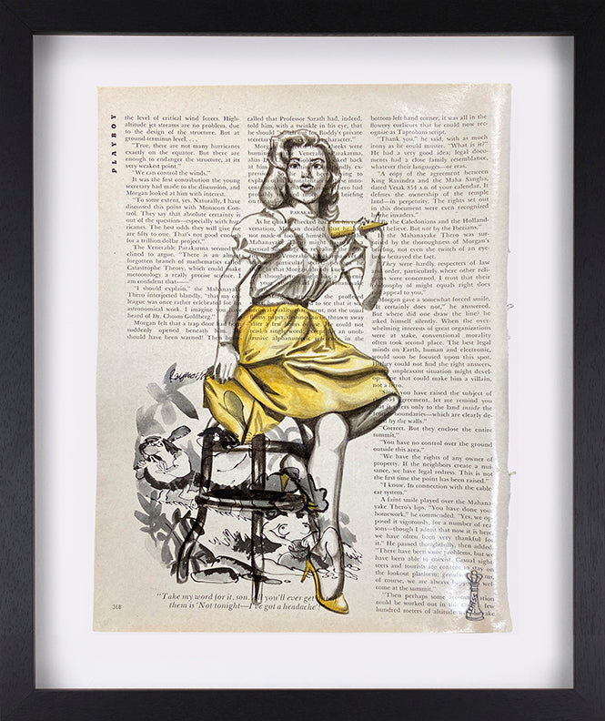Chess - 'Ice Queen' (Pin-Up Series) - Framed Original