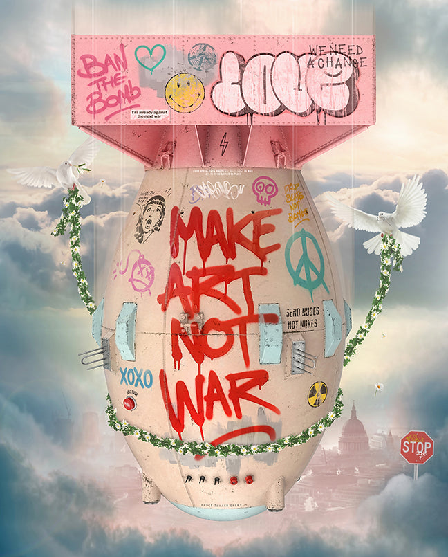 JJ Adams - ' Art Bomb' - Framed Limited Edition