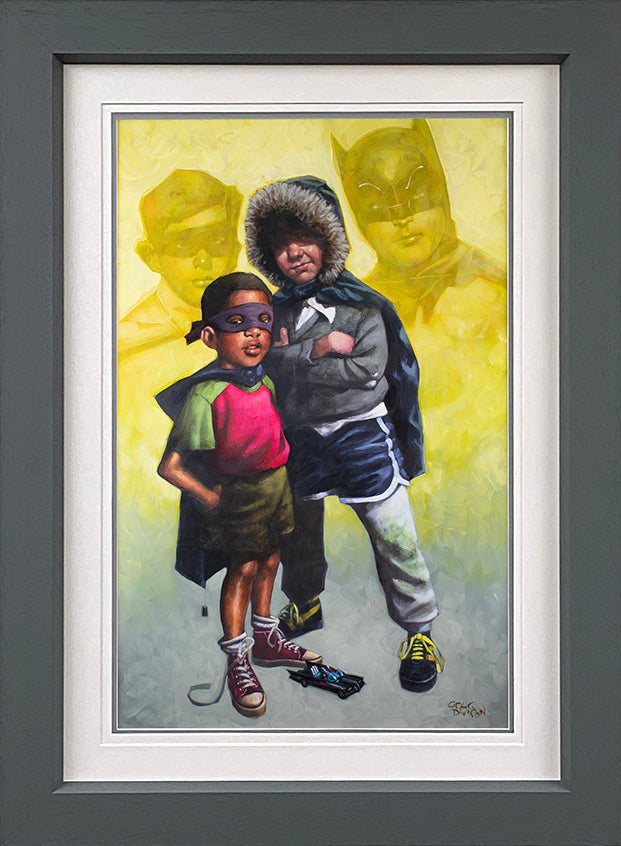 Craig Davison - 'Caped Crusaders - Lenticular '- Framed Limited Edition