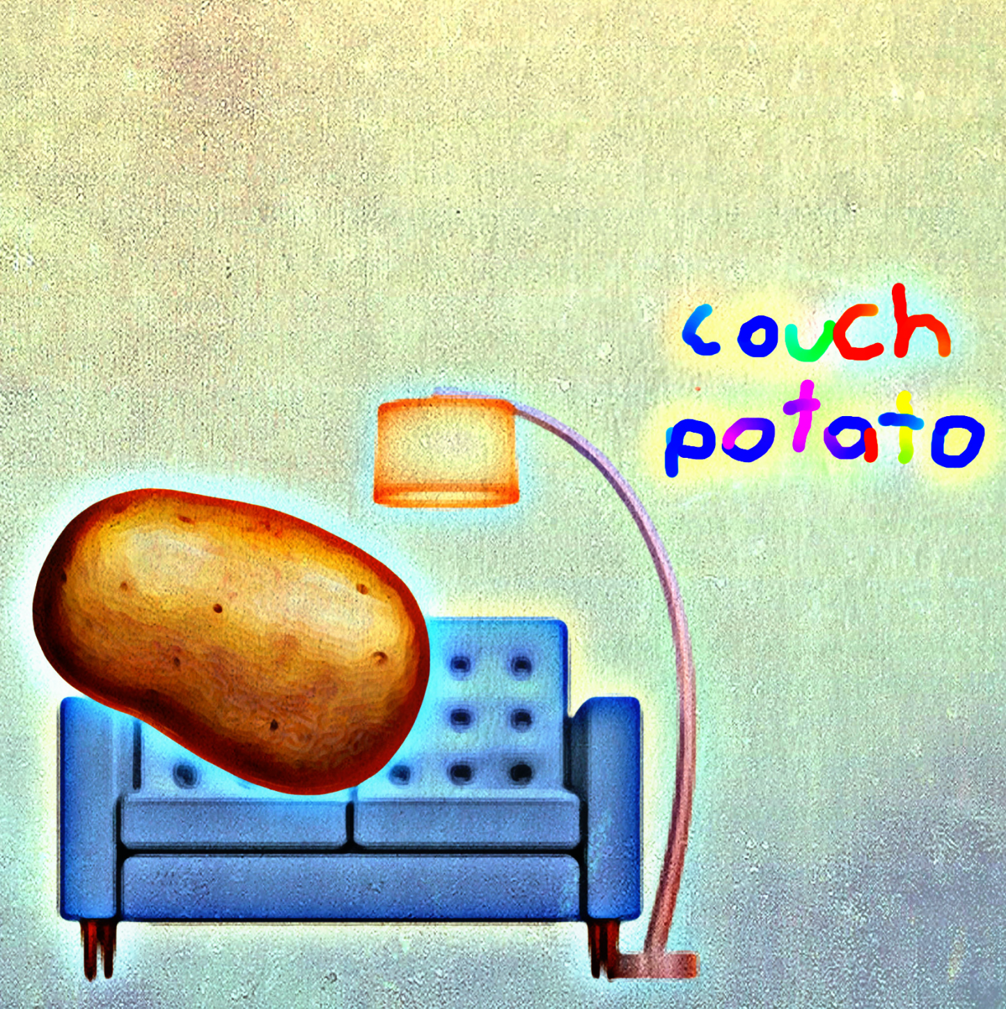 Alex Echo - 'Couch Potato' -  Framed Limited Edition