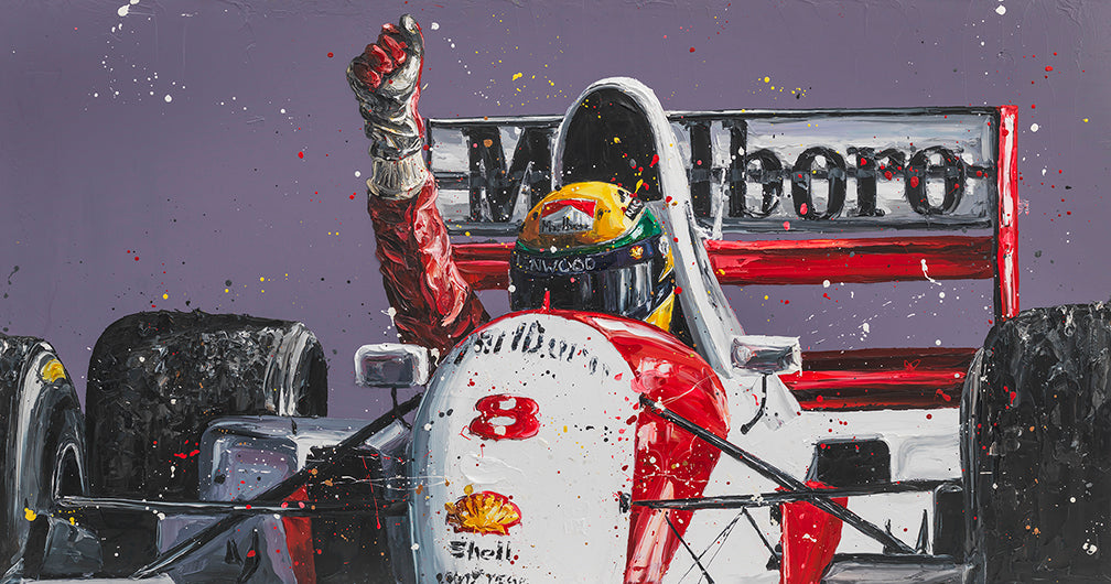 Paul Oz  'Concourse Senna' - Framed Limited Edition (Print & Canvas)