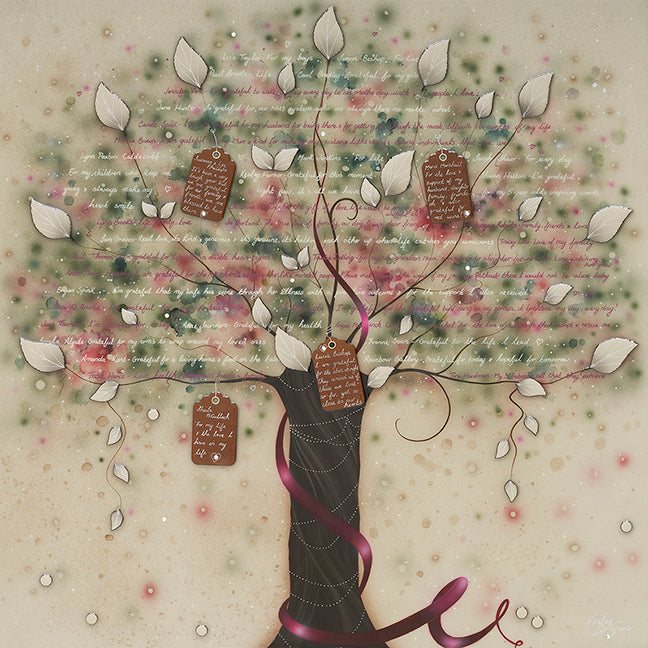 Kealey Farmer - ' Tree Of Gratitude' - Framed Original