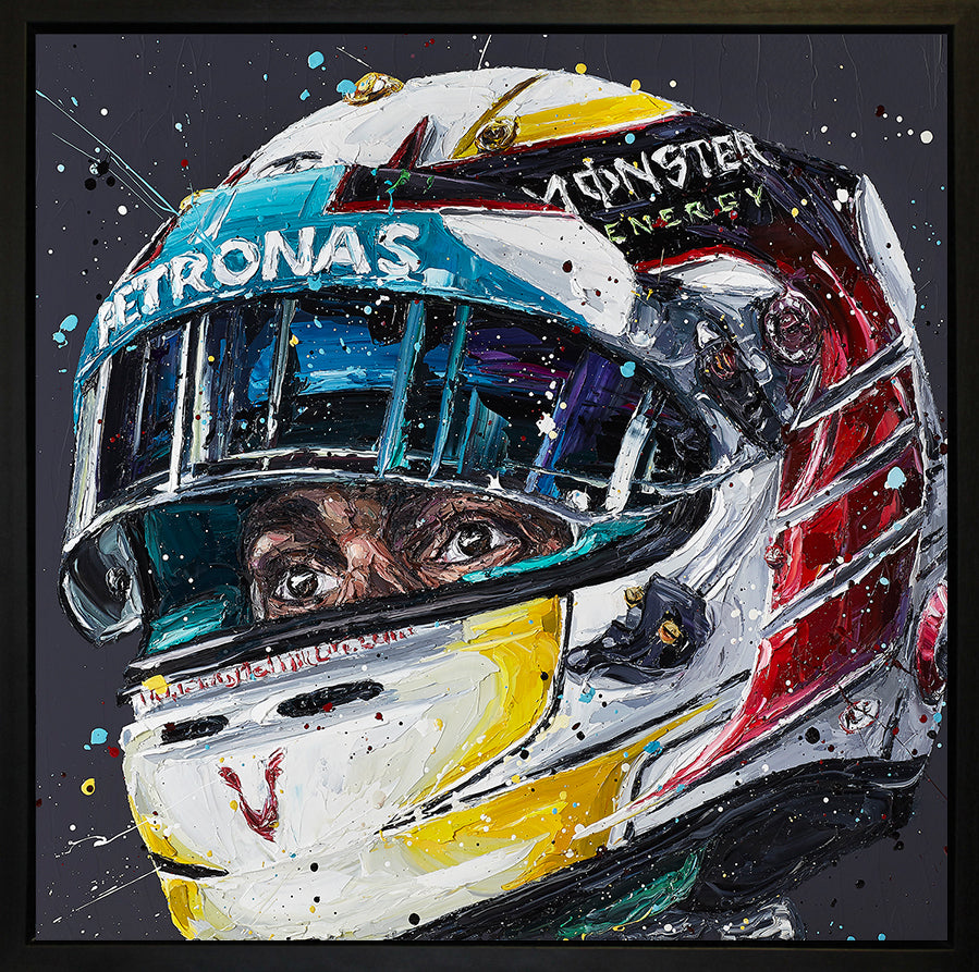 Paul Oz  "Lewis Abu Dhabi '14"- Framed Limited Edition (Print & Canvas)